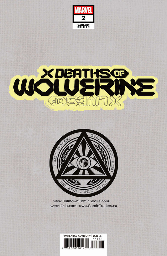 X Deaths Of Wolverine 2 Unknown Comics Ryan Stegman Exclusive Var (02/09/2022) CLOUDANIMESTUDIO