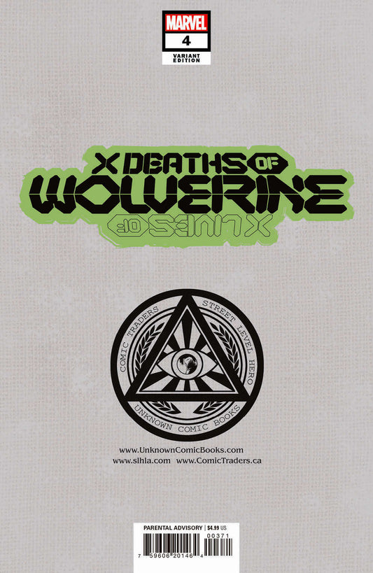 X Deaths Of Wolverine 4 Unknown Comics Philip Tan Exclusive Var (03/09/2022) CLOUDANIMESTUDIO