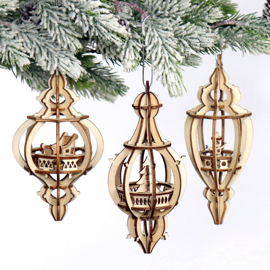 Christmas Baubles - Happy Holidays CLOUDANIMESTUDIO