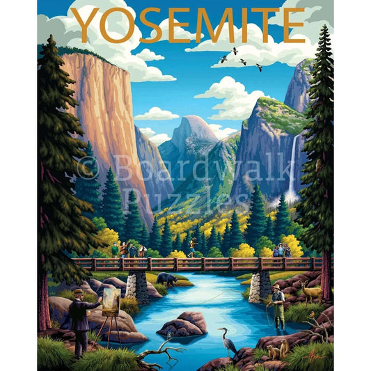 Yosemite National Park 500 Piece Jigsaw Puzzle Boardwalk CLOUDANIMESTUDIO