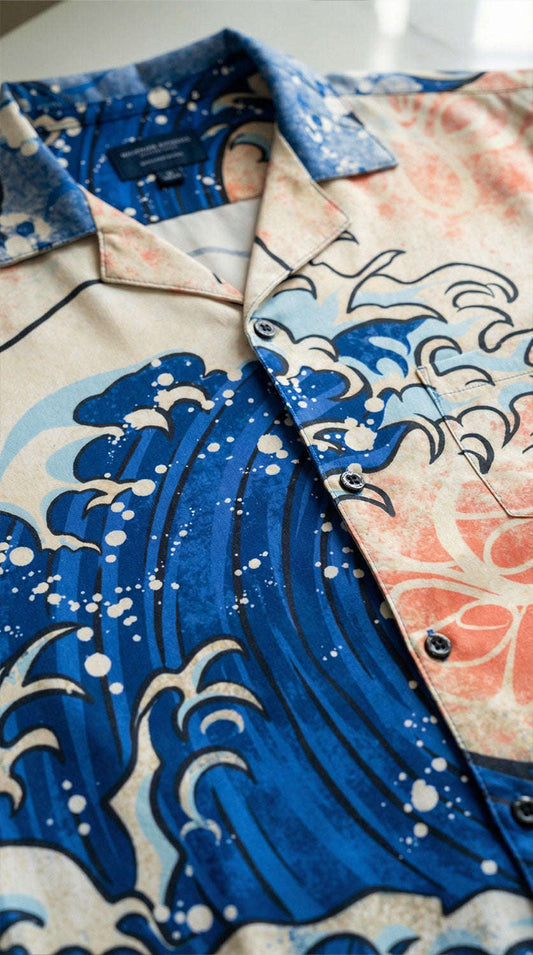 Japanese Wave Shirt CLOUDANIMESTUDIO