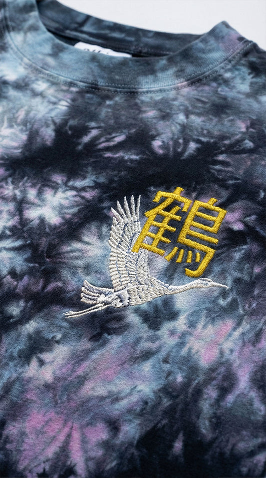 Tancho-zuru Tie-Dye T-shirt