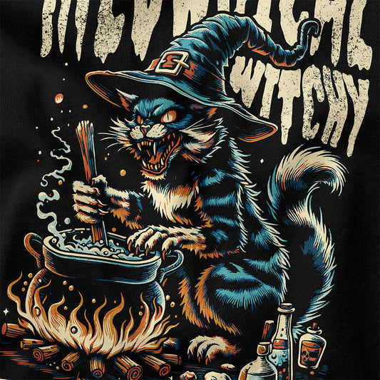 Meowgical Witchy T-Shirt CLOUDANIMESTUDIO