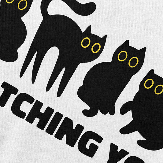 Watching You Cat Sweatshirt CLOUDANIMESTUDIO
