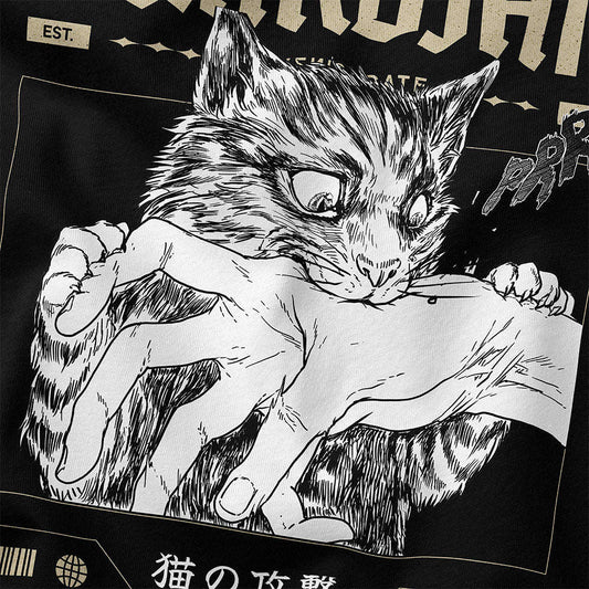 Guardian Cat T-Shirt CLOUDANIMESTUDIO