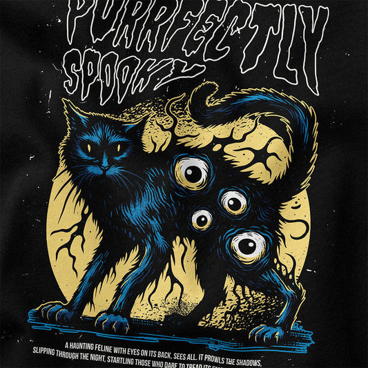 Spooky Vibes Cat T-Shirt CLOUDANIMESTUDIO