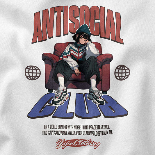 Antisocial Mood T-Shirt CLOUDANIMESTUDIO