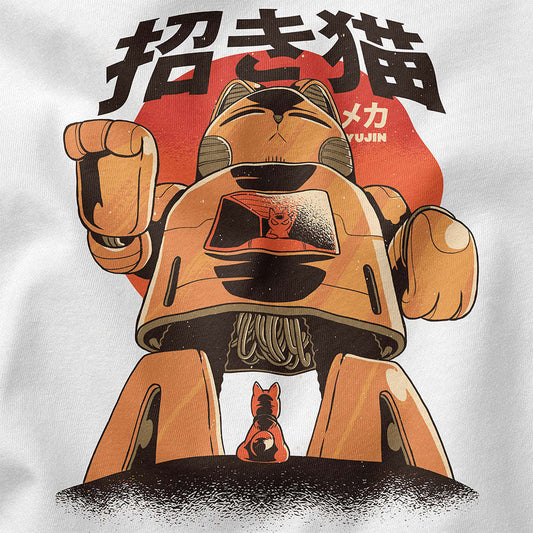Mecha Cat T-Shirt CLOUDANIMESTUDIO