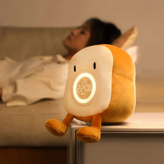 Toast Plushie Alarm Clock Night Light CLOUDANIMESTUDIO