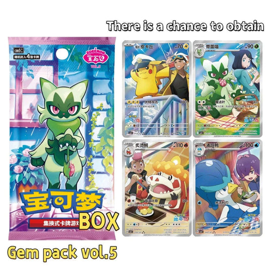 (S-Chinese) Pokémon TCG: Gem Pack Vol. 5 Booster Box CLOUDANIMESTUDIO