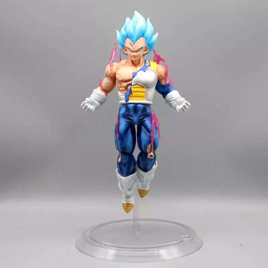 Vegeta Ultra Ego and Super Saiyan Blue Swappable Heads Anime Figure, Dragon Ball Z Action Figurines CLOUDANIMESTUDIO