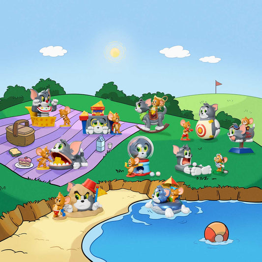 Tom and Jerry Funfair Series Figures by POP MART CLOUDANIMESTUDIO