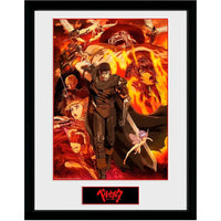 Berserk Collage Framed Print