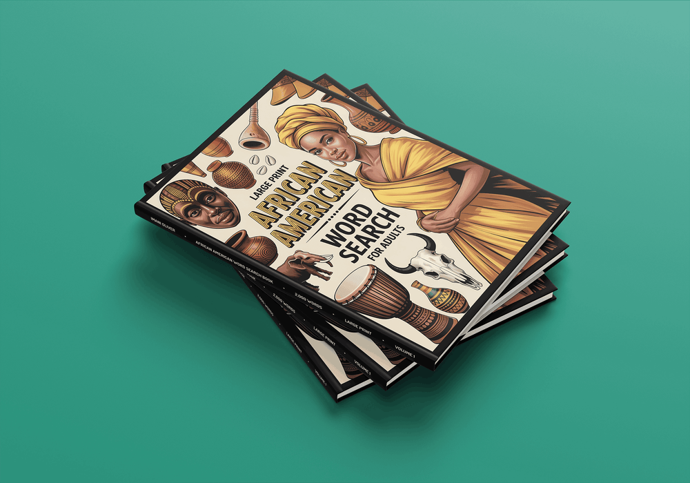 African American Word Search CLOUDANIMESTUDIO