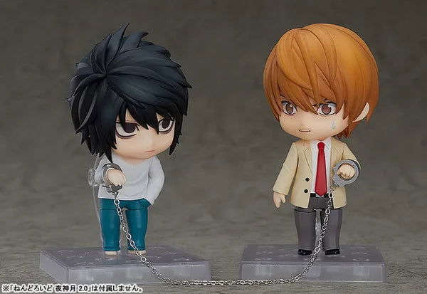 10 CM Death Note L and Yagami Light Anime Figurines, Kawaii Cute Chibi Action Figures PVC Toys Collection - CloudAnimeStudio
