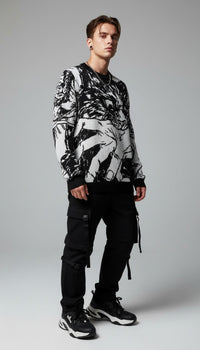 Sudden Attack Knitted Sweatshirt