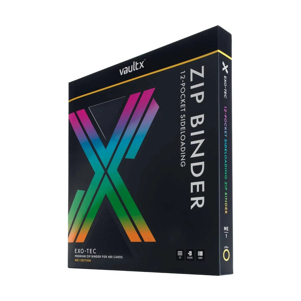 Vault X Premium Exo-Tec Zip Binder - 12 Pocket (ME1 Unlimited) CLOUDANIMESTUDIO