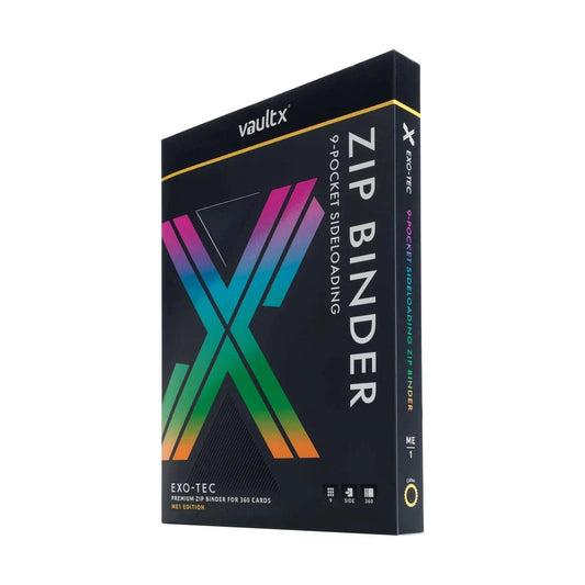 Vault X Premium Exo-Tec Zip Binder - 9 Pocket (ME1 Unlimited) CLOUDANIMESTUDIO