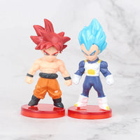 16 Pcs Set Dragon Ball Super Son Goku Gohan Vegeta Broly Piccolo Majin Buu Action Anime Figurine Mini Figures - CLOUDANIMESTUDIO