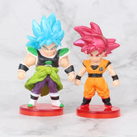 16 Pcs Set Dragon Ball Super Son Goku Gohan Vegeta Broly Piccolo Majin Buu Action Anime Figurine Mini Figures - CLOUDANIMESTUDIO