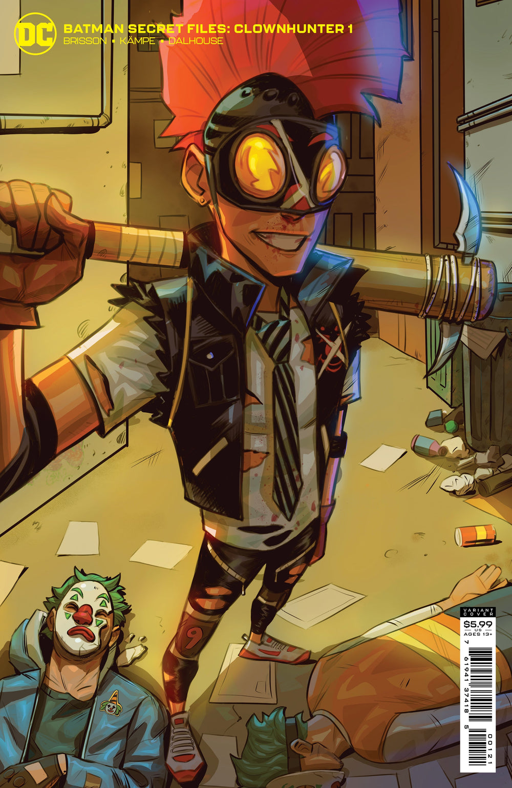 BATMAN SECRET FILES CLOWNHUNTER #1 (ONE SHOT) CVR B KOFI OFOSU CARD STOCK VAR (08/18/2021)