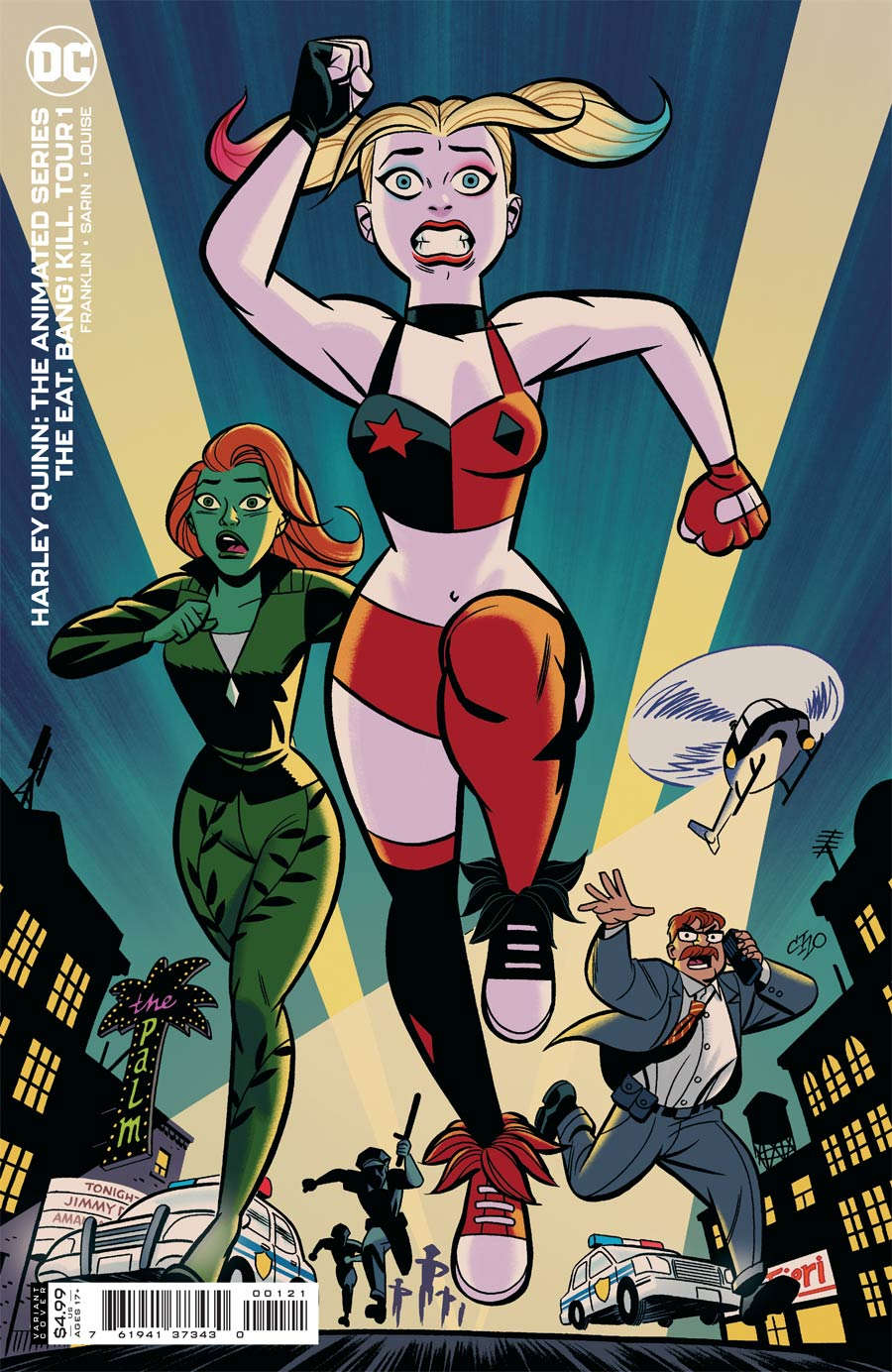 HARLEY QUINN THE ANIMATED SERIES THE EAT BANG KILL TOUR #1 (OF 6) CVR B MICHAEL CHO CARD STOCK VAR (09/15/2021) CLOUDANIMESTUDIO