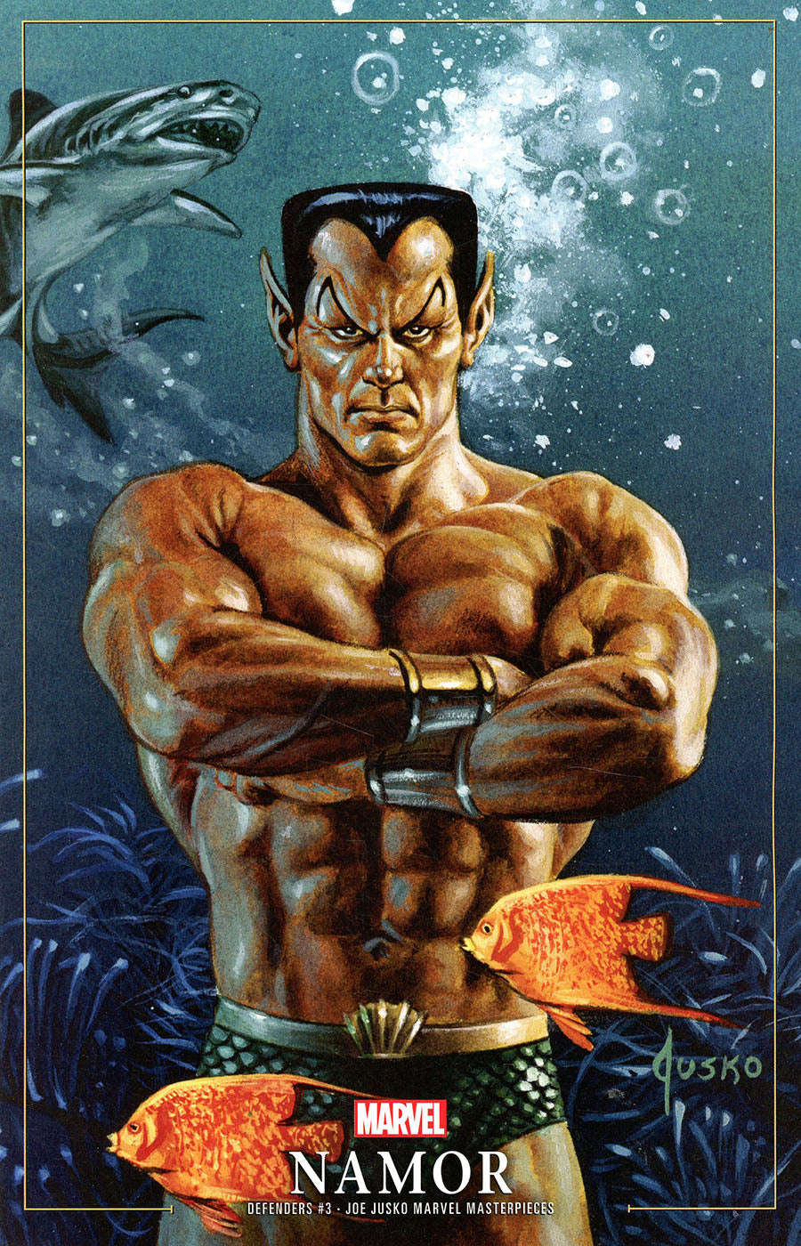 DEFENDERS #3 (OF 5) JUSKO MARVEL MASTERPIECES VAR (10/06/2021) CLOUDANIMESTUDIO
