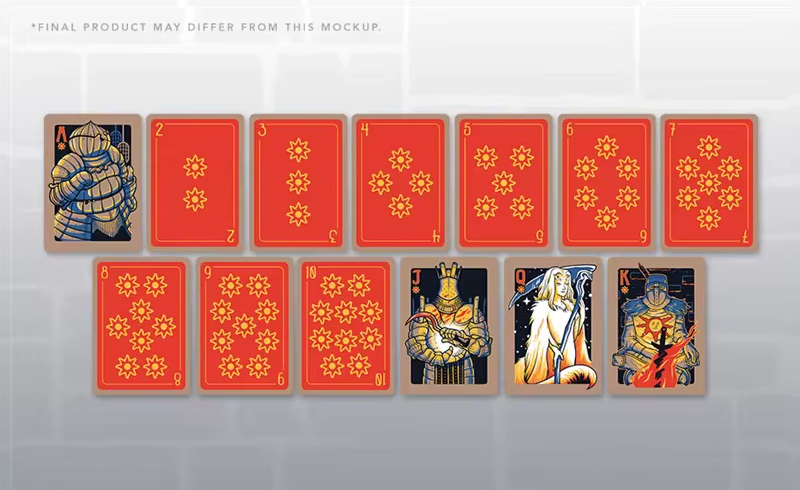 Dark Souls Poker Cards - Deck of 52 Cards Perfect for Playing Poker, Black Jack, Playing Card Games