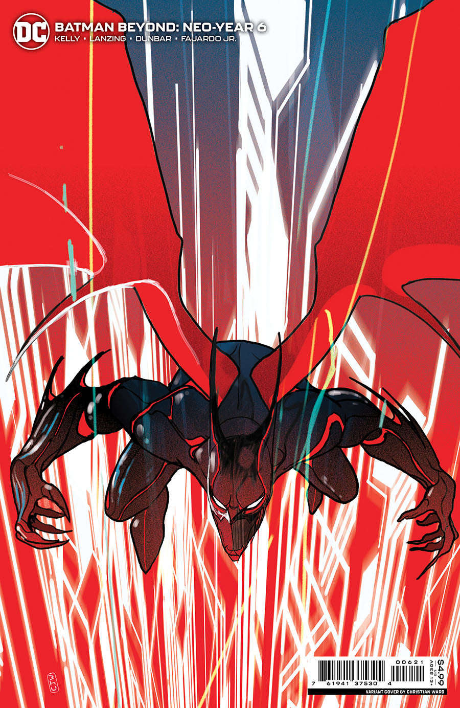 BATMAN BEYOND NEO-YEAR #6 (OF 6) CVR B CHRISTIAN WARD CARD STOCK VAR (09/07/2022) CLOUDANIMESTUDIO