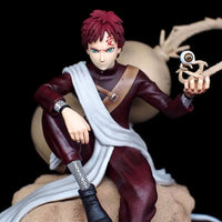 22cm NARUTO Gaara Action Figure, Animation Peripherals Kazekage Sitting Posture Statue - CloudAnimeStudio