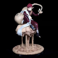 22cm NARUTO Gaara Action Figure, Animation Peripherals Kazekage Sitting Posture Statue - CloudAnimeStudio