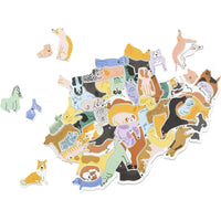 299 Dogs & a cat 300 Piece Cluster Puzzle Laurence King CLOUDANIMESTUDIO