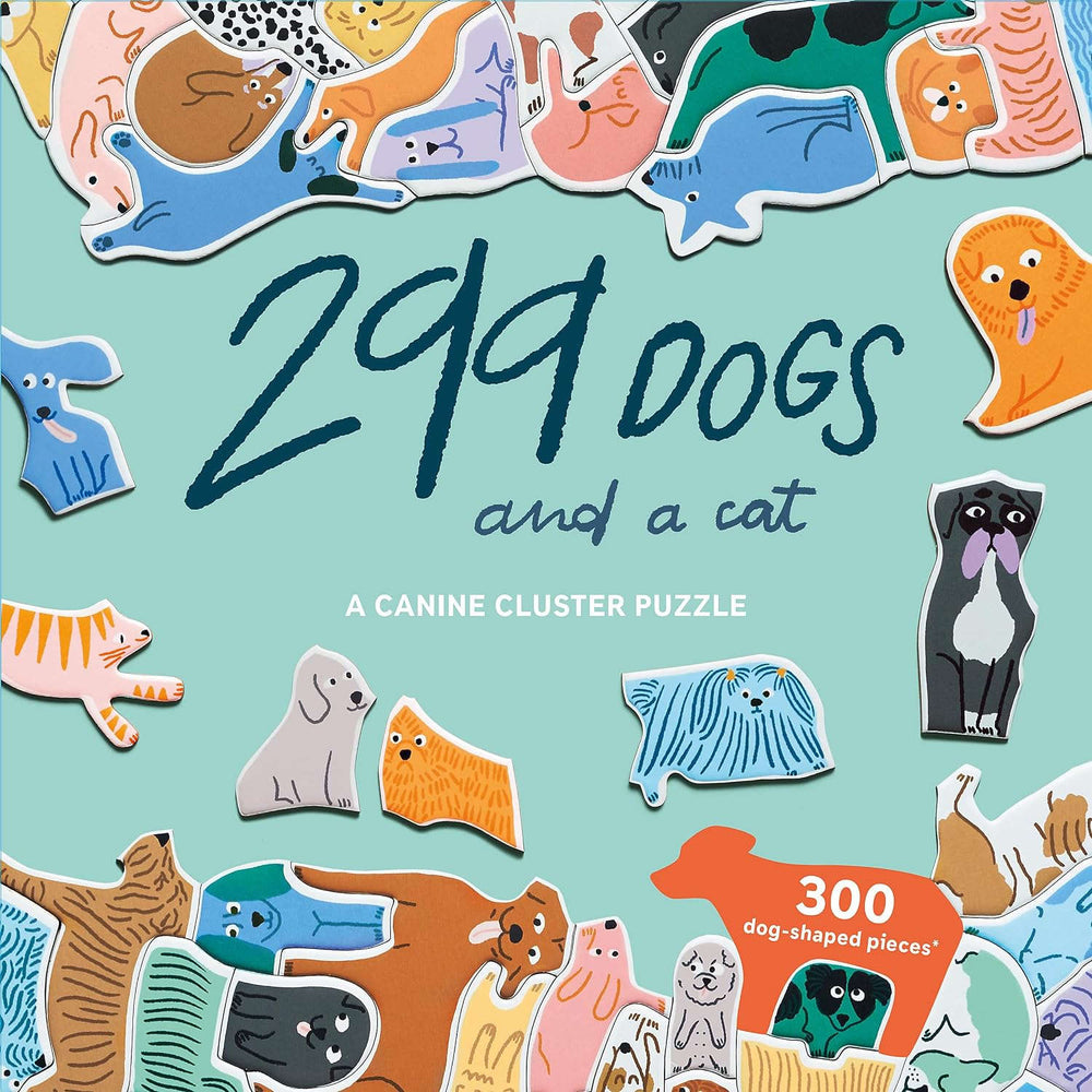 299 Dogs & a cat 300 Piece Cluster Puzzle Laurence King CLOUDANIMESTUDIO