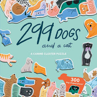 299 Dogs & a cat 300 Piece Cluster Puzzle Laurence King CLOUDANIMESTUDIO