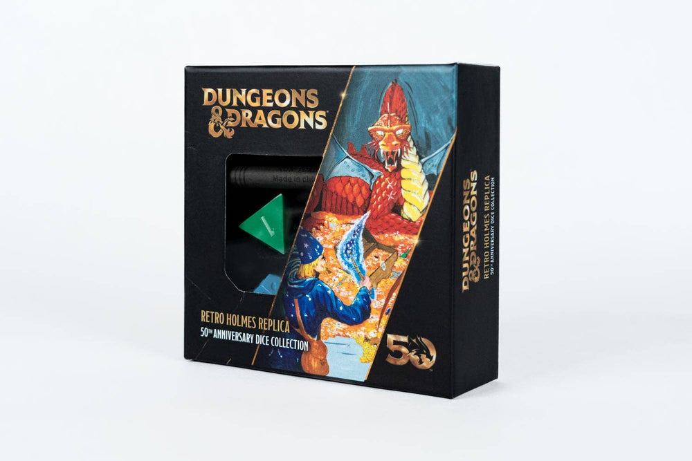 D&D 50th Anniversary Retro Vintage Holmes Replica Dice Set CLOUDANIMESTUDIO