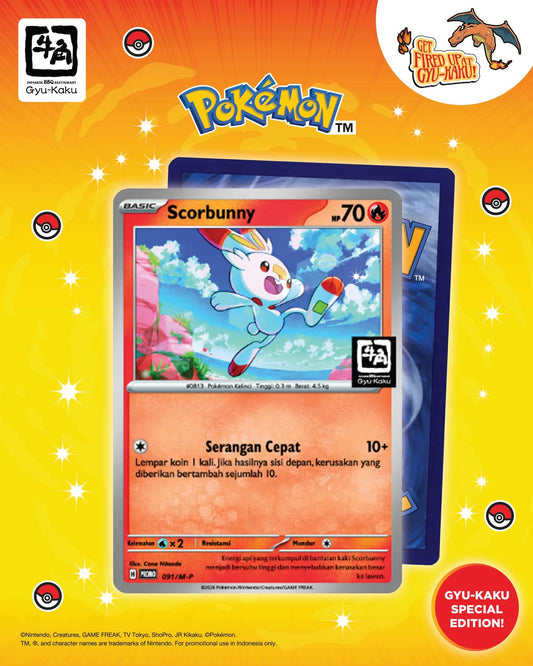 (Indonesian) Pokémon TCG: Gyu-Kaku Promo Pack CLOUDANIMESTUDIO