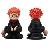 3 PCS Chibi Figurine Set Sukuna and Gojo Anime Figurines, Jujutsu Kaisen JJK Cute Figures 12-14 cm - CloudAnimeStudio