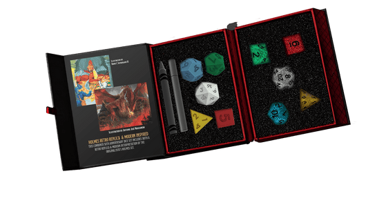 D&D 50th Anniversary Then/Now Dice Set CLOUDANIMESTUDIO