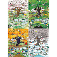 4 Seasons Cartoon Classics 2000 Piece Jigsaw Puzzle Heye CLOUDANIMESTUDIO