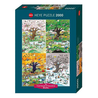 4 Seasons Cartoon Classics 2000 Piece Jigsaw Puzzle Heye CLOUDANIMESTUDIO