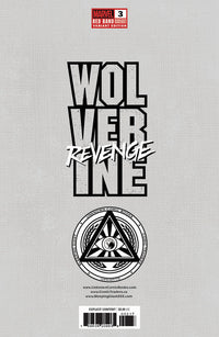[Signed by Kaare Andrews] WOLVERINE REVENGE #3 RED BAND UNKNOWN COMICS KAARE ANDREWS VIRGIN CONNECTING COVER EXCLUSIVE VAR [POLYBAGGED] EXPLICIT CONTENT  [IN STOCK]