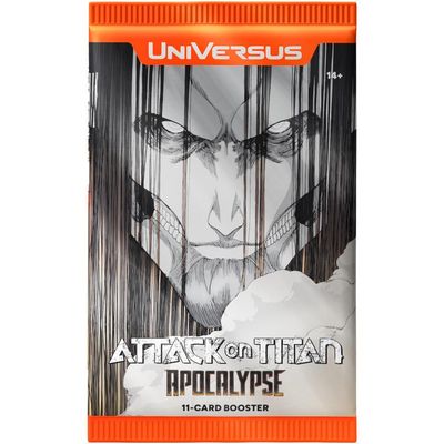 Attack on Titan Apocalypse Booster Pack - Universus Trading Card Game TCG Single Pack