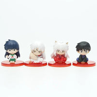 4 pc. Set Inuyasha Figure, Kagome Sesshoumaru Miroku Figurine, Cute Anime Gifts - CloudAnimeStudio