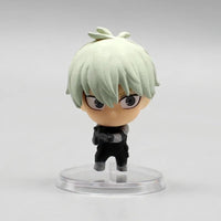 4 pcs Set Anime Toy Kaiju No 8 Capsule Figure Cute Kawaii Chibi Figurines, Kafka Hibino Reno Ichikawa Kikoru Shinomiya PVC Collection Model Toy Gift 4 cm - CloudAnimeStudio