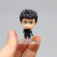 4 pcs Set Anime Toy Kaiju No 8 Capsule Figure Cute Kawaii Chibi Figurines, Kafka Hibino Reno Ichikawa Kikoru Shinomiya PVC Collection Model Toy Gift 4 cm - CloudAnimeStudio
