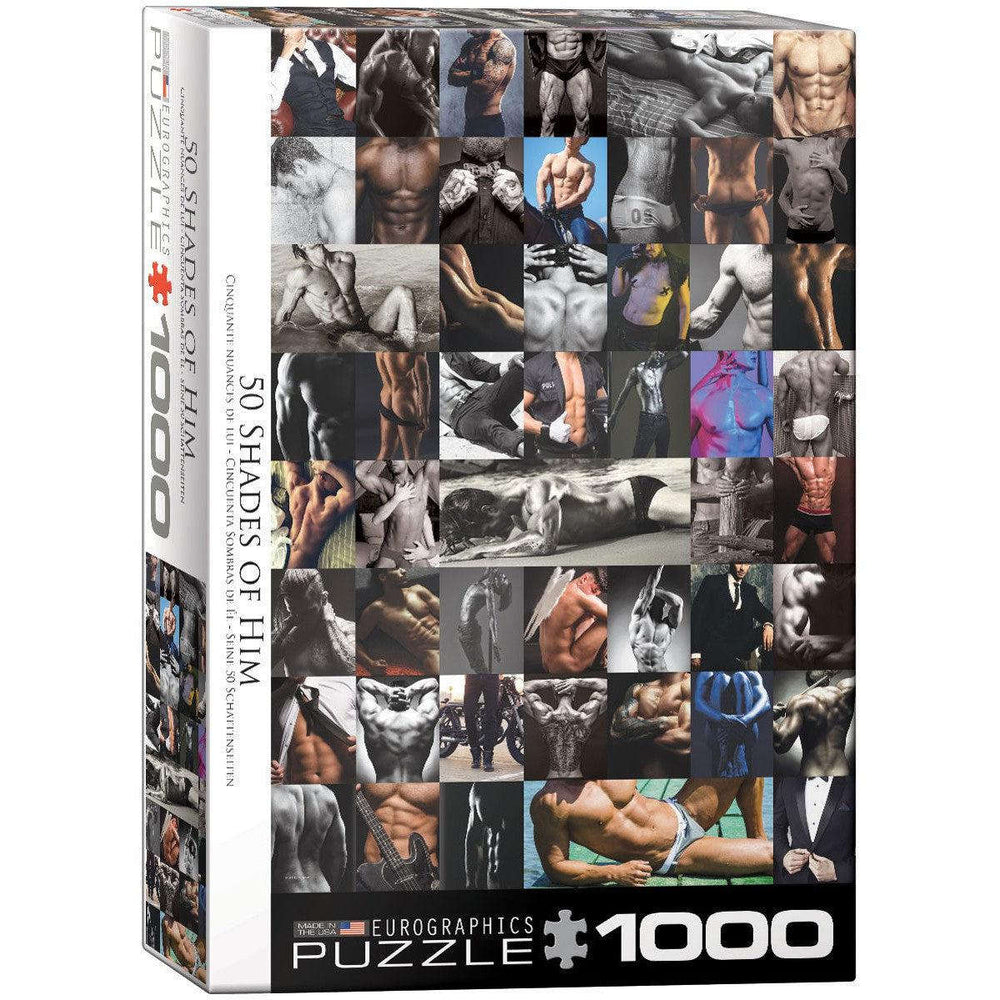 50 Shades of Him 1000 Piece Jigsaw Puzzle Eurographics CLOUDANIMESTUDIO
