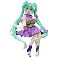 Hatsune Miku Flower Fairy Cosmos Purple Color Noodle Stopper Figure