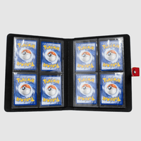 Ultra Pro Premium Red 4-Pocket Snap Binder for Pokémon CLOUDANIMESTUDIO