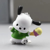 5 Pcs Set Sanrio Danshi Figure, Kawaii Pochacco Melody Figurine, Anime 1.5 in - CloudAnimeStudio