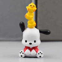 5 Pcs Set Sanrio Danshi Figure, Kawaii Pochacco Melody Figurine, Anime 1.5 in - CloudAnimeStudio